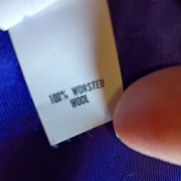 Chic Royal Blue Women's 10P Wool Suit - Picture 8 of 13